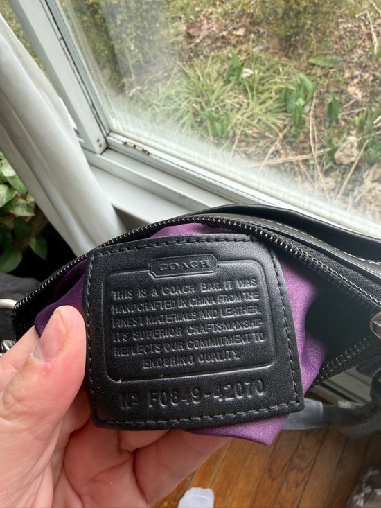 Coach Black Patchwork Crossbody - Picture 8 of 8